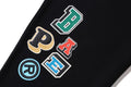 A BATHING APE MULTI FONTS SWEAT PANTS