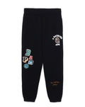 A BATHING APE MULTI FONTS SWEAT PANTS