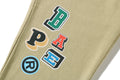 A BATHING APE MULTI FONTS SWEAT PANTS