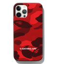 A BATHING APE COLOR CAMO IPHONE 12 / 12 PRO / PRO MAX / MINI CASE