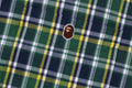 A BATHING APE MINI BAPE CHECK LOOSE FIT SHIRT