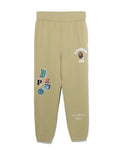 A BATHING APE MULTI FONTS SWEAT PANTS