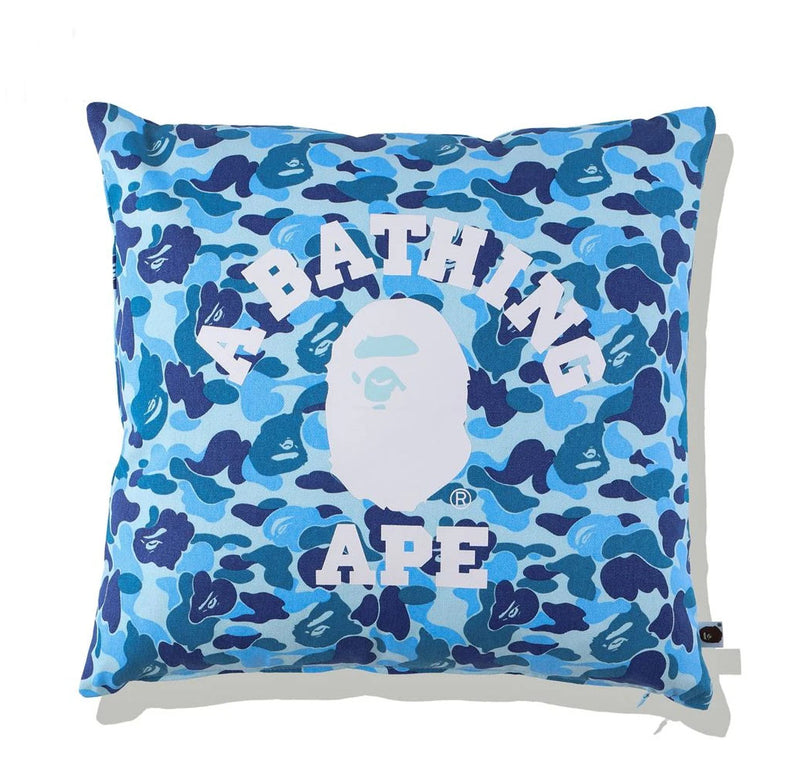 A BATHING APE ABC CAMO COLLEGE SQUARE CUSHION