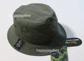 A BATHING APE Mr. BATHING APE MILITARY BUCKET HAT - happyjagabee store