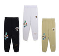 A BATHING APE MULTI FONTS SWEAT PANTS