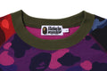 A BATHING APE CRAZY CAMO RELAXED COLLEGE CREWNECK
