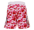 A BATHING APE BIG ABC CAMO SIDE SHARK SWEAT SHORTS