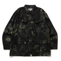 A BATHING APE TIE DYE ARMY JUNGLE FATIQUE SHIRT JACKET