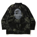A BATHING APE TIE DYE ARMY JUNGLE FATIQUE SHIRT JACKET