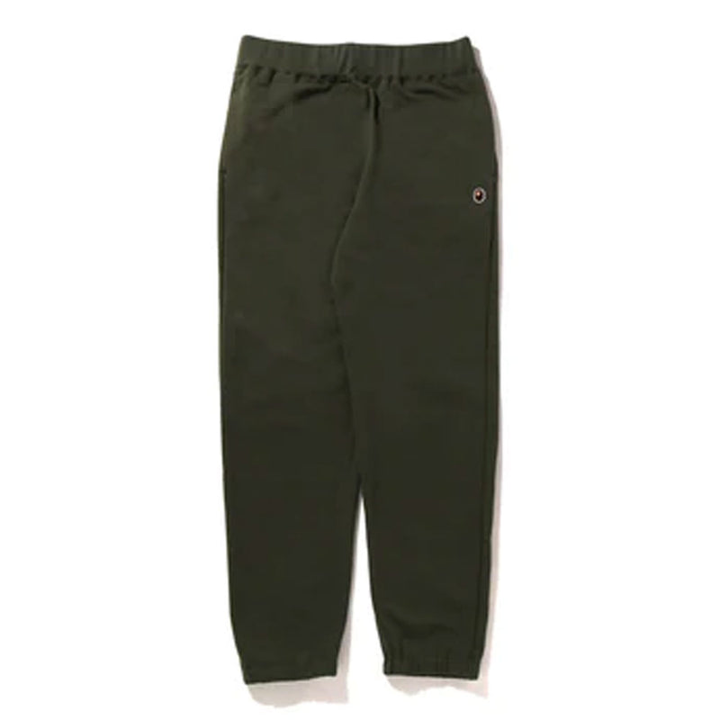 A BATHING APE APE HEAD ONE POINT WIDE FIT SWEAT PANTS