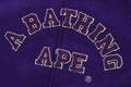 A BATHING APE GIANT APE HEAD VARSITY JACKET