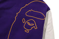 A BATHING APE GIANT APE HEAD VARSITY JACKET