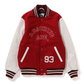 A BATHING APE GIANT APE HEAD VARSITY JACKET