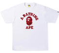A BATHING APE COLOR CAMO COLLEGE TEE