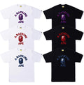 A BATHING APE COLOR CAMO COLLEGE TEE