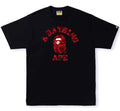 A BATHING APE COLOR CAMO COLLEGE TEE