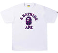 A BATHING APE COLOR CAMO COLLEGE TEE