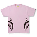 A BATHING APE BICOLOR SIDE SHARK TEE