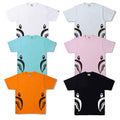 A BATHING APE BICOLOR SIDE SHARK TEE