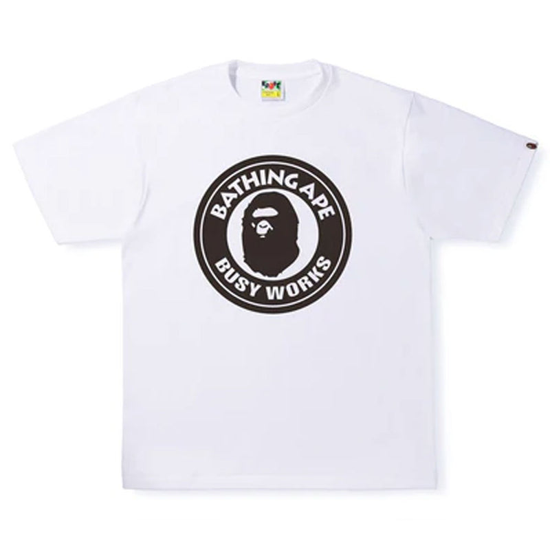 A BATHING APE BICOLOR BUSY WORKS TEE