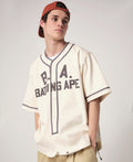 A BATHING APE BAPE BASEBALL SHIRT