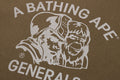 A BATHING APE PIGMENT DYED GENERAL BAPE RELAXED FIT TEE