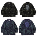 A BATHING APE TIE DYE ARMY JUNGLE FATIQUE SHIRT JACKET
