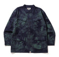 A BATHING APE TIE DYE ARMY JUNGLE FATIQUE SHIRT JACKET