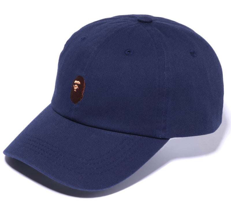 A BATHING APE APE HEAD ONE POINT PANEL CAP