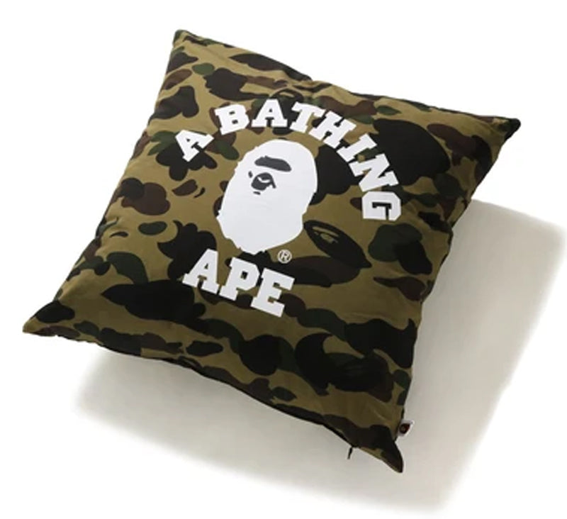 BAPE × Peanuts Snoopy ABC camo Beanbag cushion Pillow A Bathing Ape