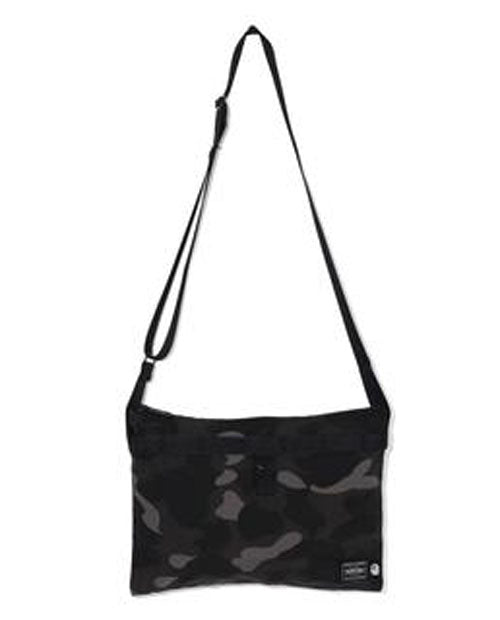 A BATHING APE BAPE x PORTER COLOR CAMO CROSSBODY BAG