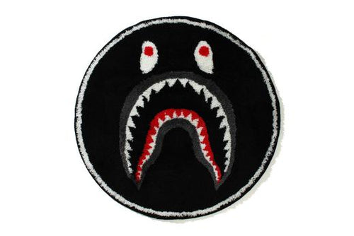 A BATHING APE SHARK RUG MAT