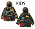 A BATHING APE BAPE KIDS 1ST CAMO MOUNTAIN JACKET