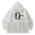 A BATHING APE TRANSPARENT HOODIE JACKET