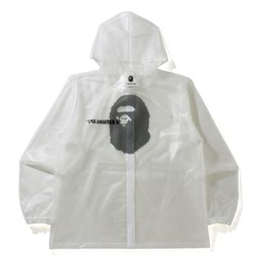 A BATHING APE TRANSPARENT HOODIE JACKET