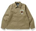 A BATHING APE MULTI FONTS RELAX ZIP JACKET