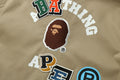 A BATHING APE MULTI FONTS RELAX ZIP JACKET