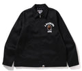 A BATHING APE MULTI FONTS RELAX ZIP JACKET