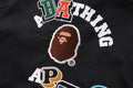 A BATHING APE MULTI FONTS RELAX ZIP JACKET