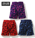 A BATHING APE COLOR CAMO SWEAT SHORTS ONLINE EXCLUSIVE