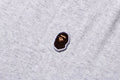 A BATHING APE MENS APE HEAD ONE POINT L/S TEE -ONLINE EXCLUSIVE-