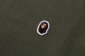 A BATHING APE MENS APE HEAD ONE POINT L/S TEE -ONLINE EXCLUSIVE-