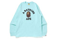 A BATHING APE COLLEGE L/S TEE