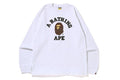 A BATHING APE COLLEGE L/S TEE