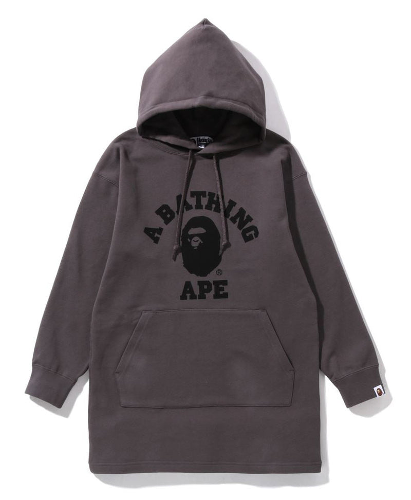 A BATHING APE COLLEGE HOODIE ONEPIECE