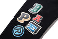 A BATHING APE MULTI FONTS LOOSE FIT PULLOVER HOODIE