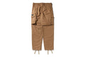A BATHING APE MILITARY WIDE CARGO PANTS