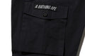 A BATHING APE MILITARY WIDE CARGO PANTS