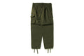 A BATHING APE MILITARY WIDE CARGO PANTS