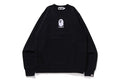 A BATHING APE BY BATHING APE EMBROIDERY CREWNECK